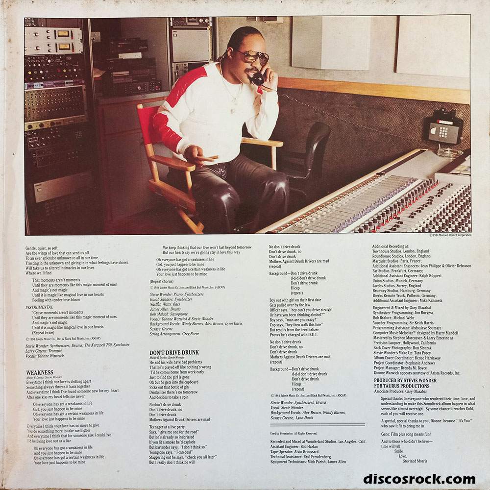 STEVIE WONDER - The Lady in Red - Imagen 3